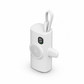5000-mAh-Mini-Powerbank mit kabelloser Magnetladung