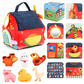 Interaktives Plüsch-Bauernhof-Spielset für Kinder – 6 Erkundungszonen, niedliche Tierpuppen & tragbares Design – Lernen, Spielen & Wachsen ✨