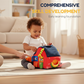 Interaktives Plüsch-Bauernhof-Spielset für Kinder – 6 Erkundungszonen, niedliche Tierpuppen & tragbares Design – Lernen, Spielen & Wachsen ✨