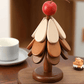 🎁🎅Weihnachts-Sonderverkauf – 50 % Rabatt💝Natürliche Holz-Baum-Untersetzer für warme Gerichte !🎄