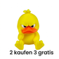 3D-gedruckter wütender gelber Ente-Schreibtischspielzeug