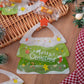25 Stück Snackbeutel in Weihnachtsbaumform mit Henkel
