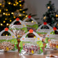 25 Stück Snackbeutel in Weihnachtsbaumform mit Henkel