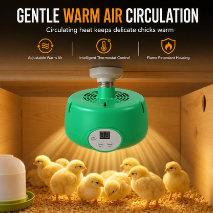 Intelligente Wärmelampe mit Temperaturregelung für Küken & Kleintiere