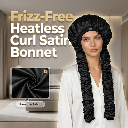 Satin-Schlafhaube für Locken ohne Hitze