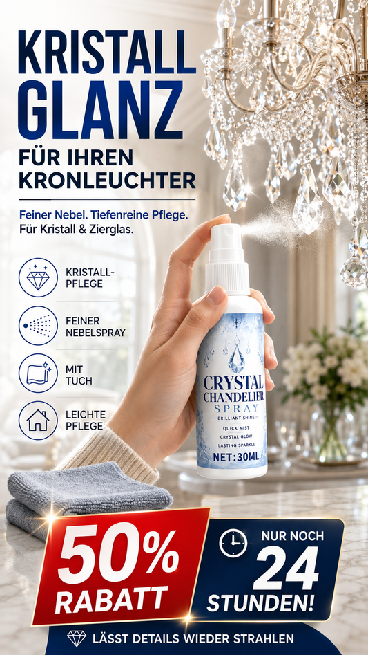 ✨ Crystal Chandelier Cleaner | Easy Shine Care