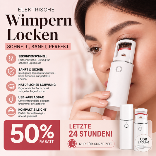 💥 Jetzt 50 % sparen! 👁️ Elektrischer Wimpern-Lockenstab